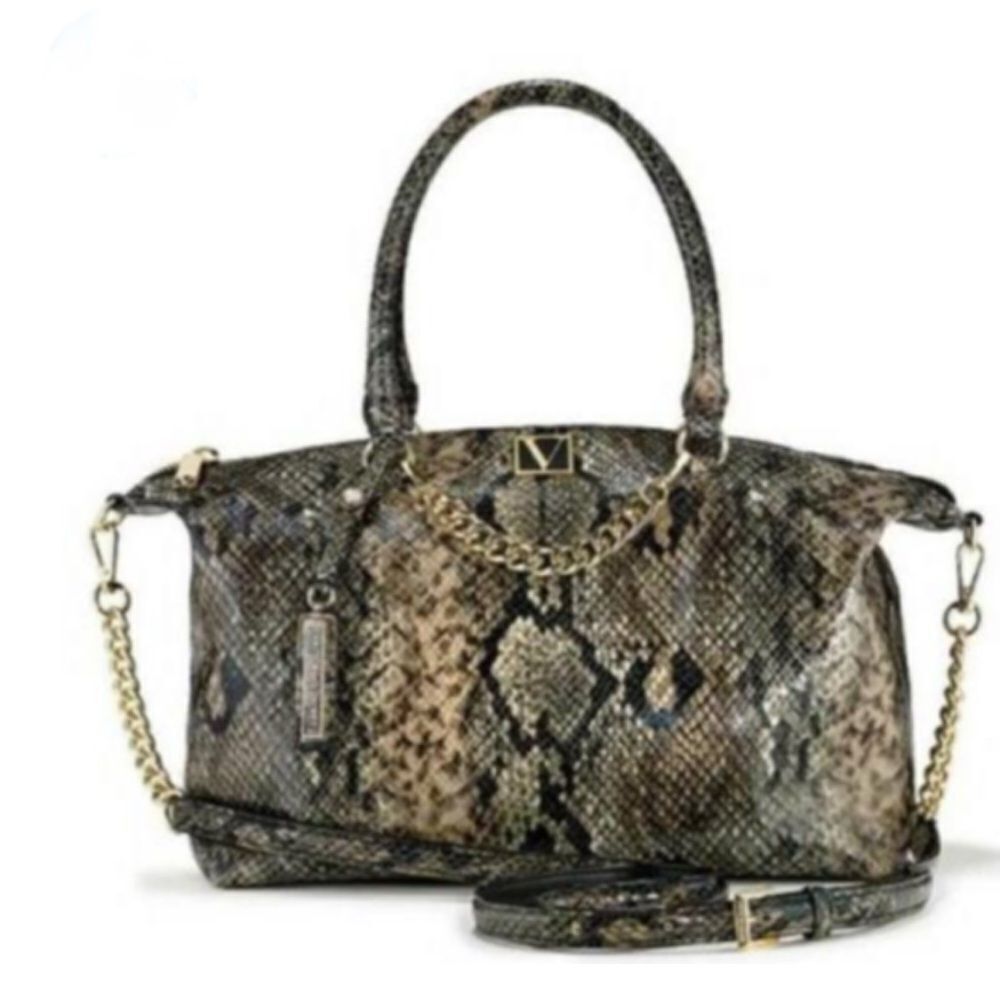 Victoria's Secret Snakeskin Satchel